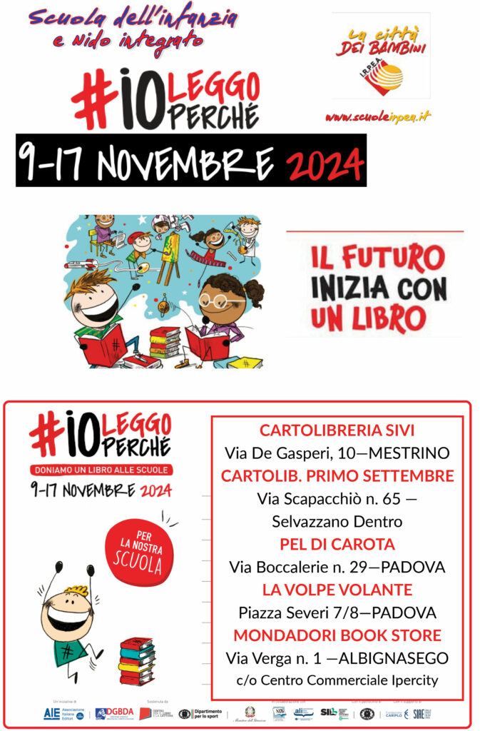 IO LEGGO PERCHE' 2024 - SCUOLA LA CITTA' DEI BAMBINI