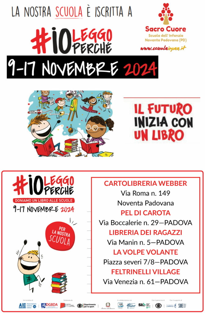 IO LEGGO PERCHE' 2024 - SCUOLA SACRO CUORE